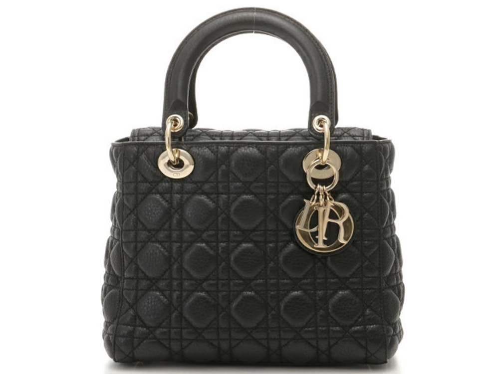 Christian Dior Lady Handbag Black